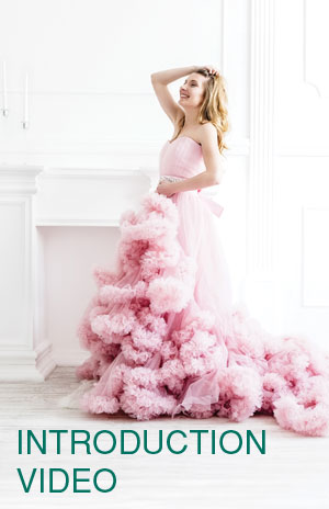 Intro Video Icon Pink Dress