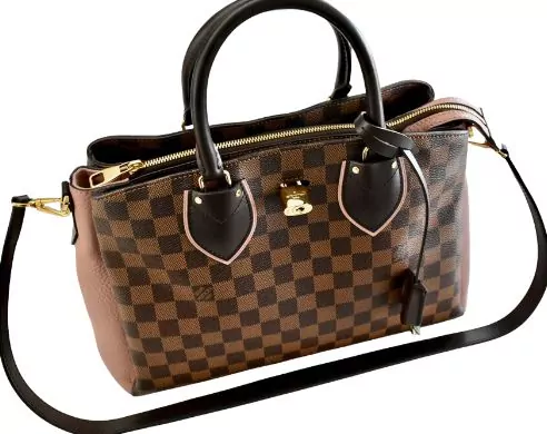 Close Up Of A Brown Louis Vuitton Bag